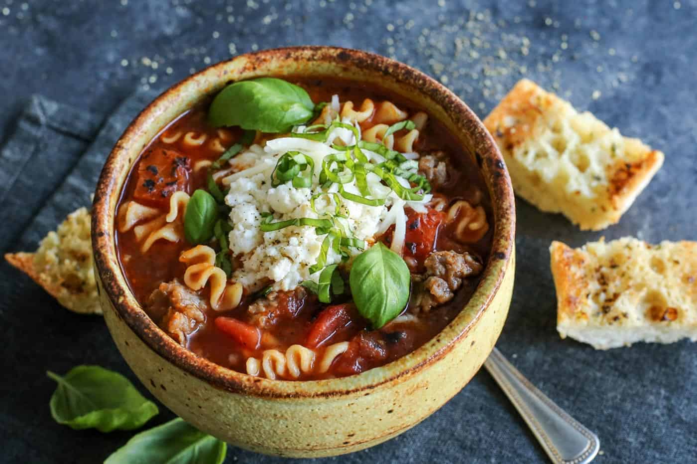 Make Lasagna Soup in 50 Minutes: Quick One-Pot Weeknight Meal